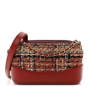 Chanel Tweed Calfskin Small Gabrielle #219533C16B